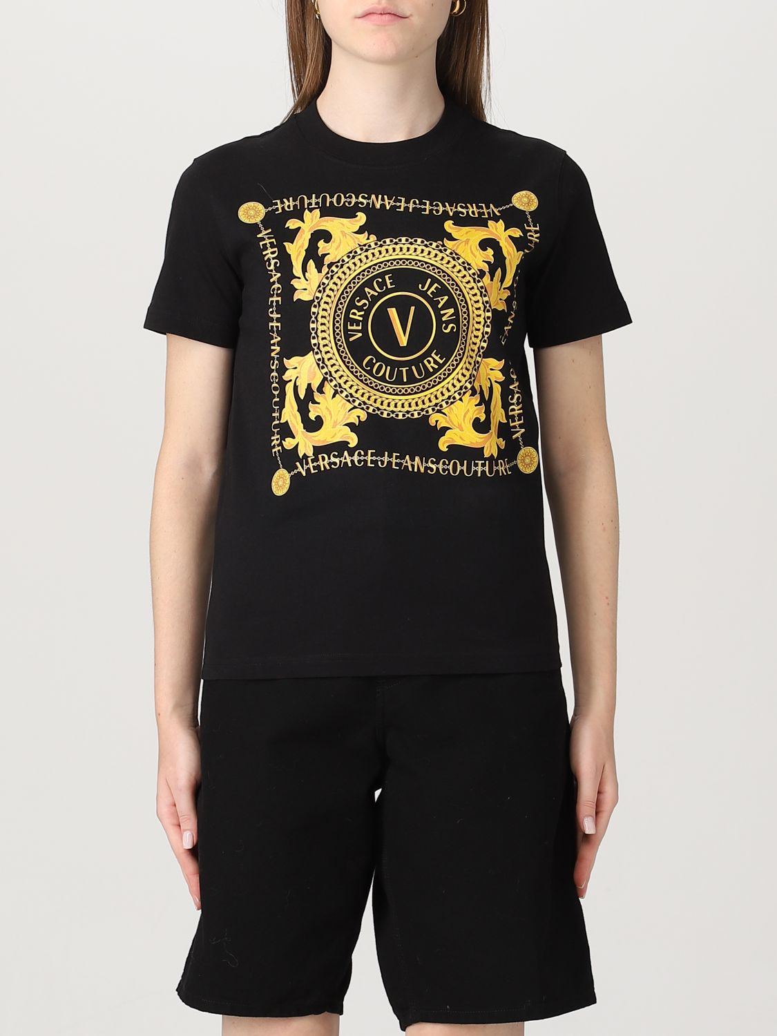 Versace Jeans Couture T-shirt  Woman Color Black