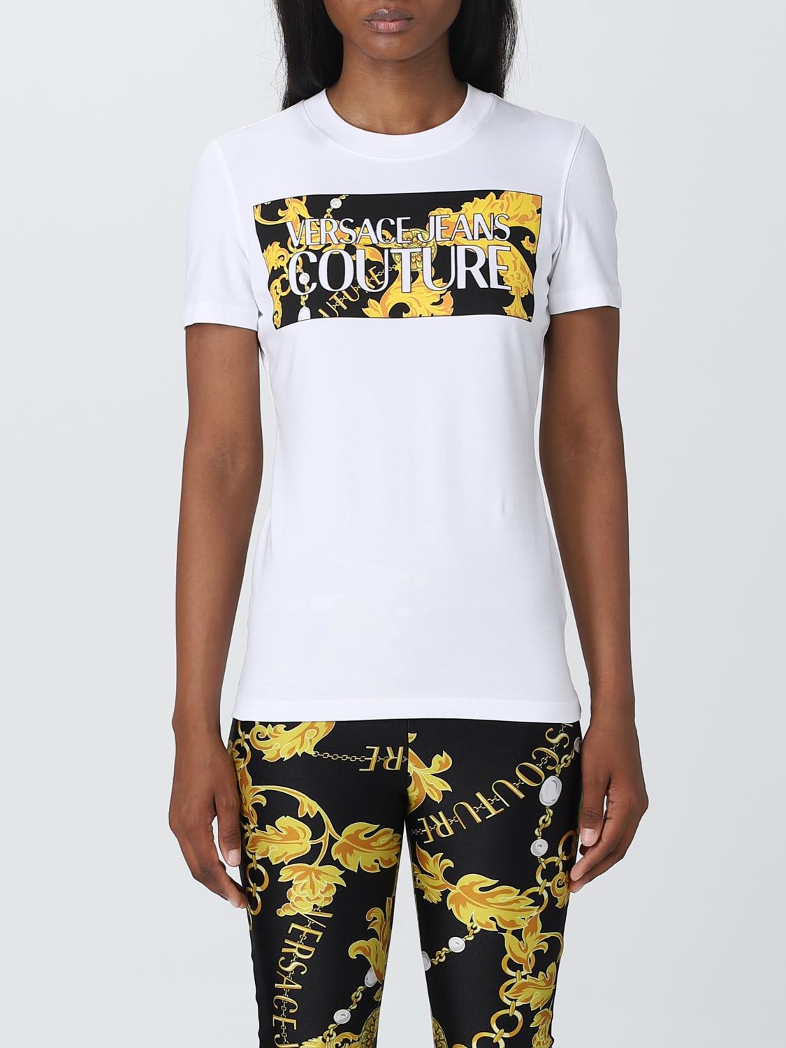 VERSACE JEANS COUTURE T-Shirt Damen Farbe Weiß