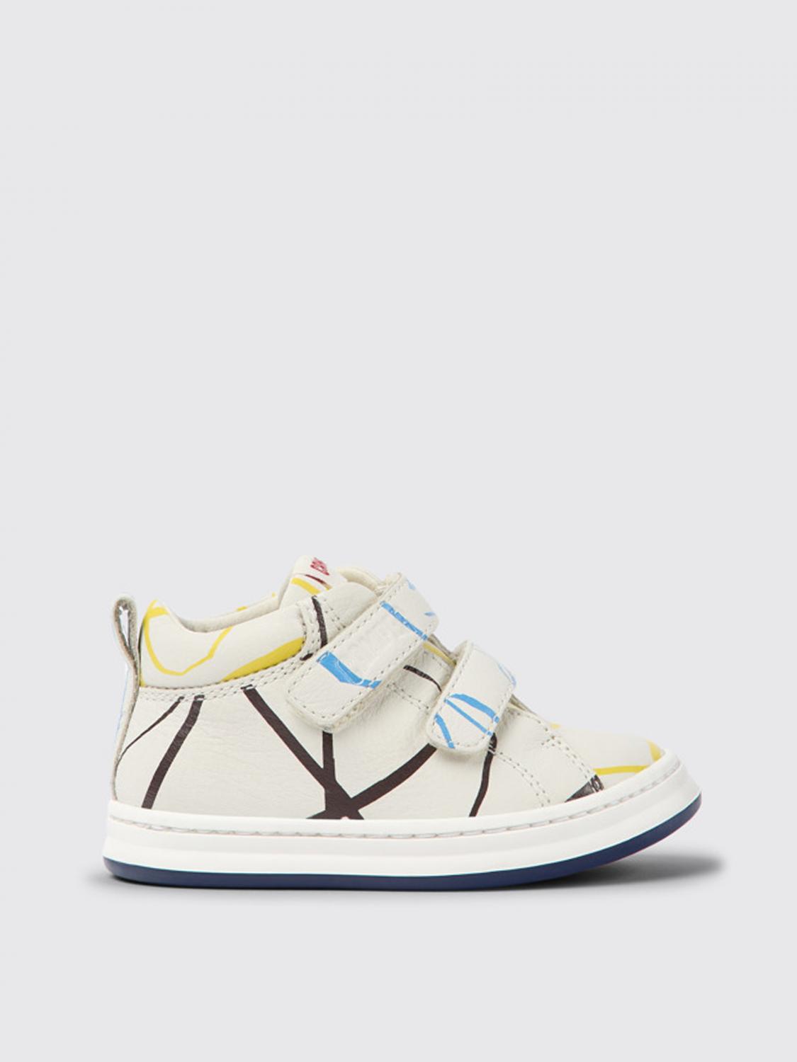 Camper Twins Sneakers In Leather In 印花/多色