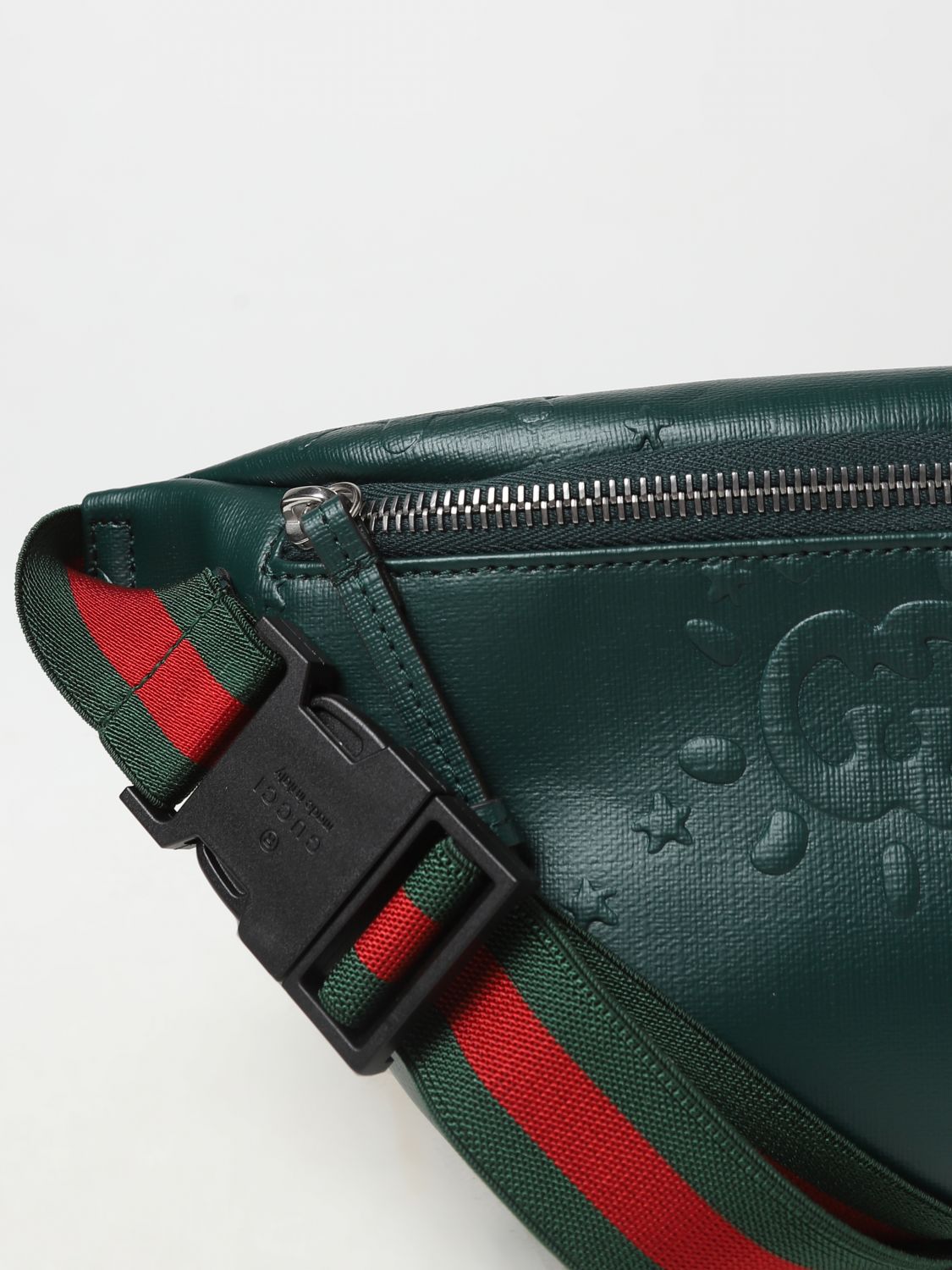 Gucci Men's Gucci Print Leather Belt Bag