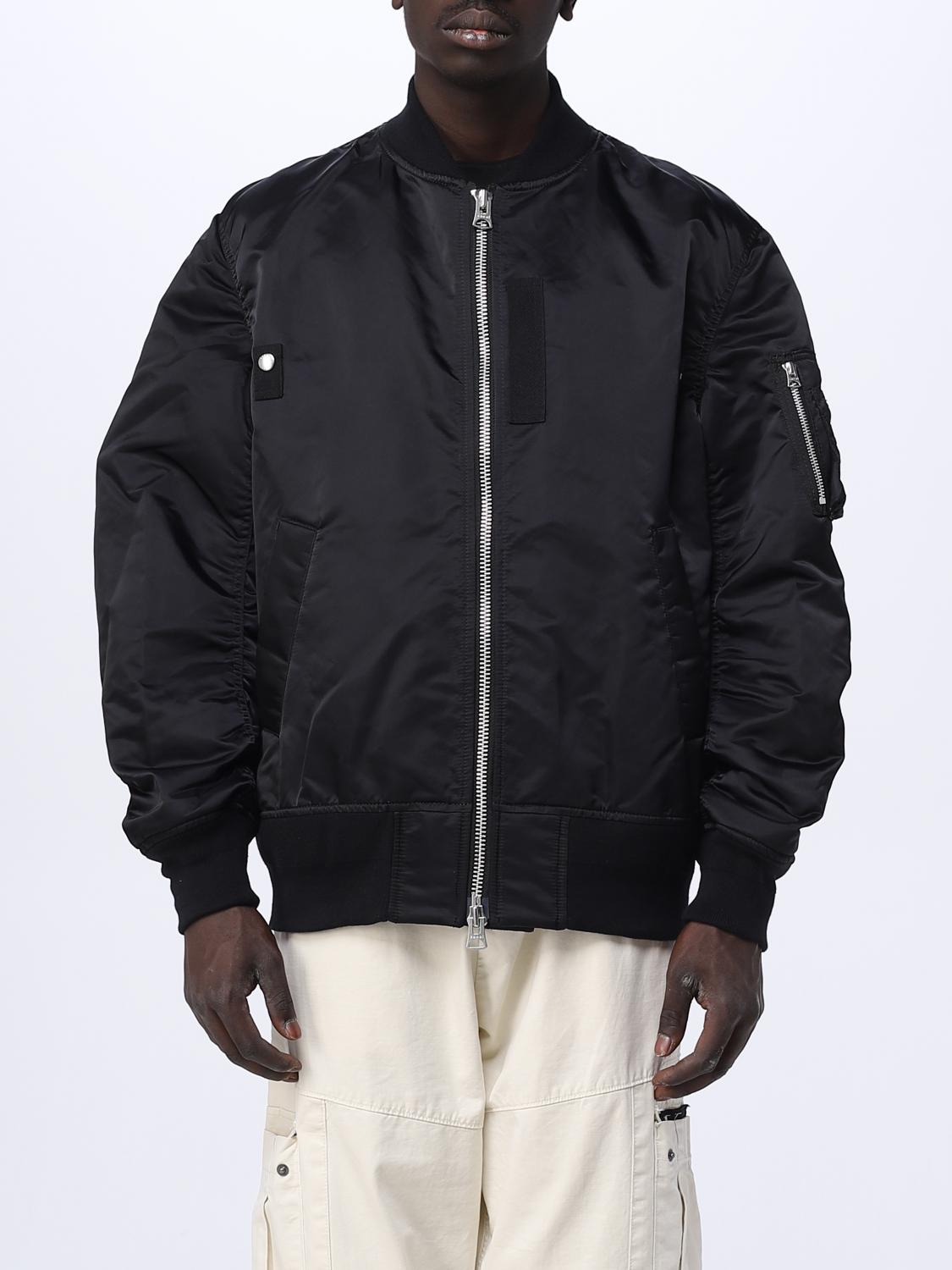 SACAI: jacket for men - Black | Sacai jacket SCM051 online at