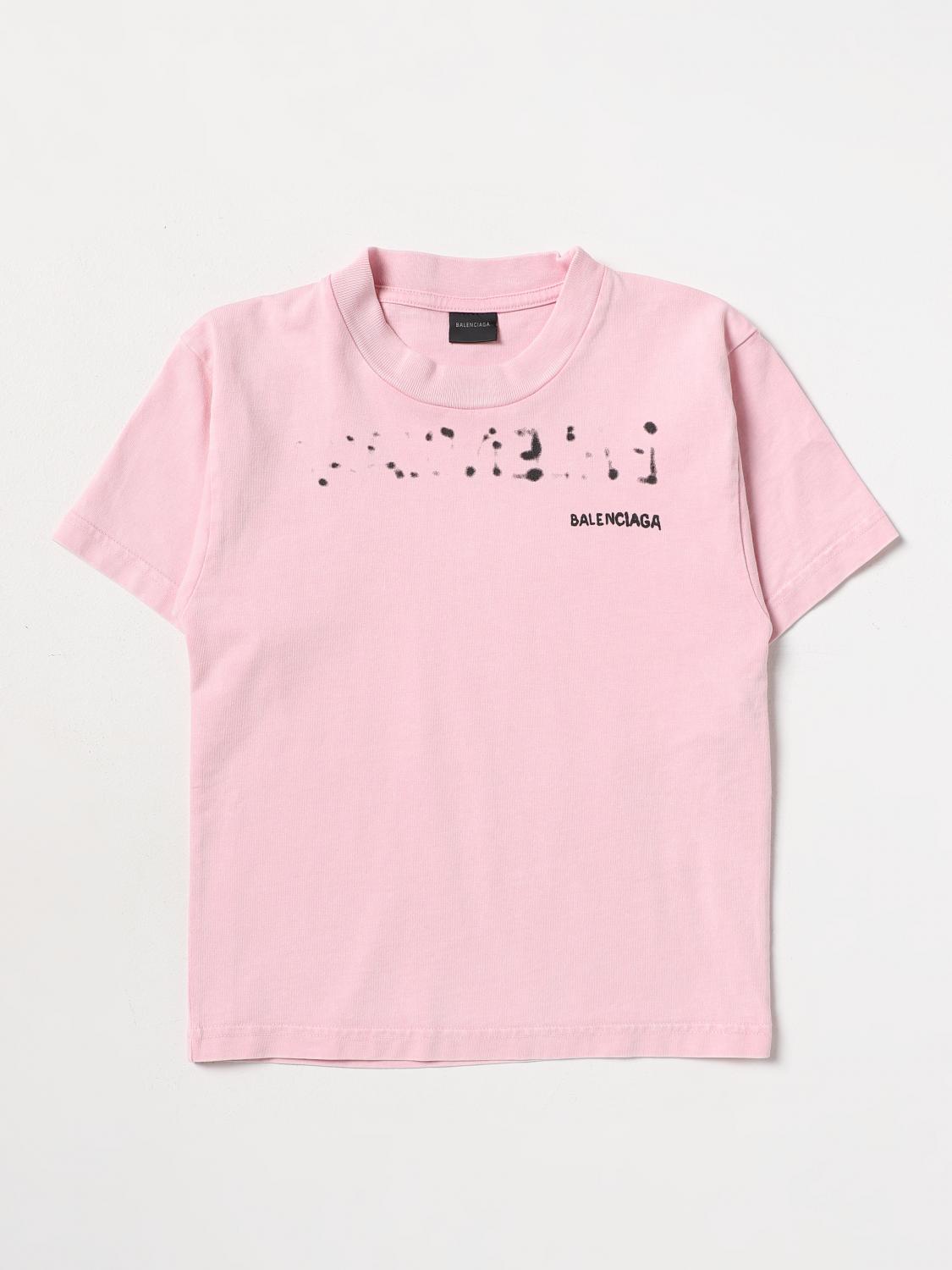 Balenciaga T-shirt  Kids Color Pink