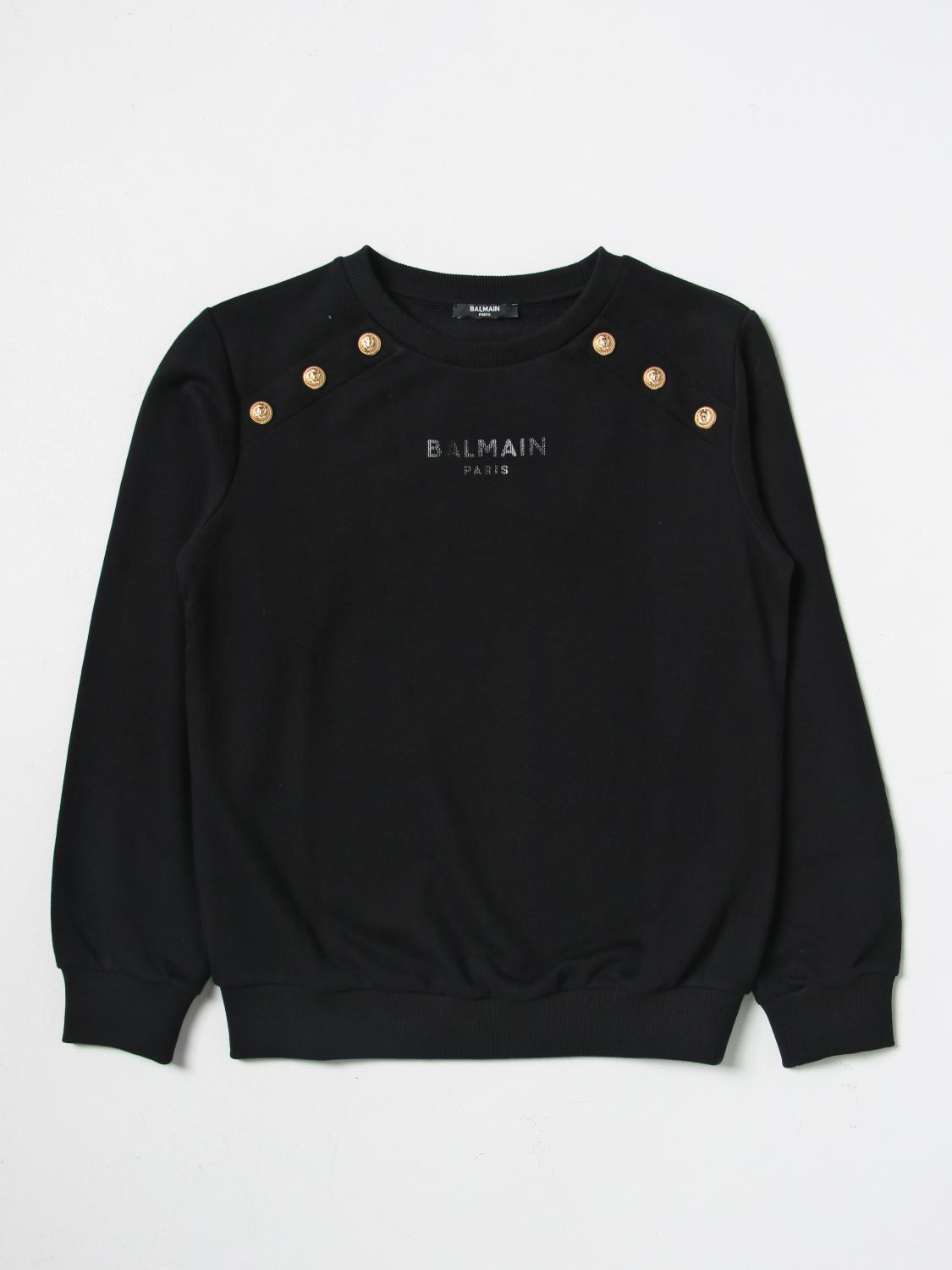 BALMAIN Sweater Kids color Black