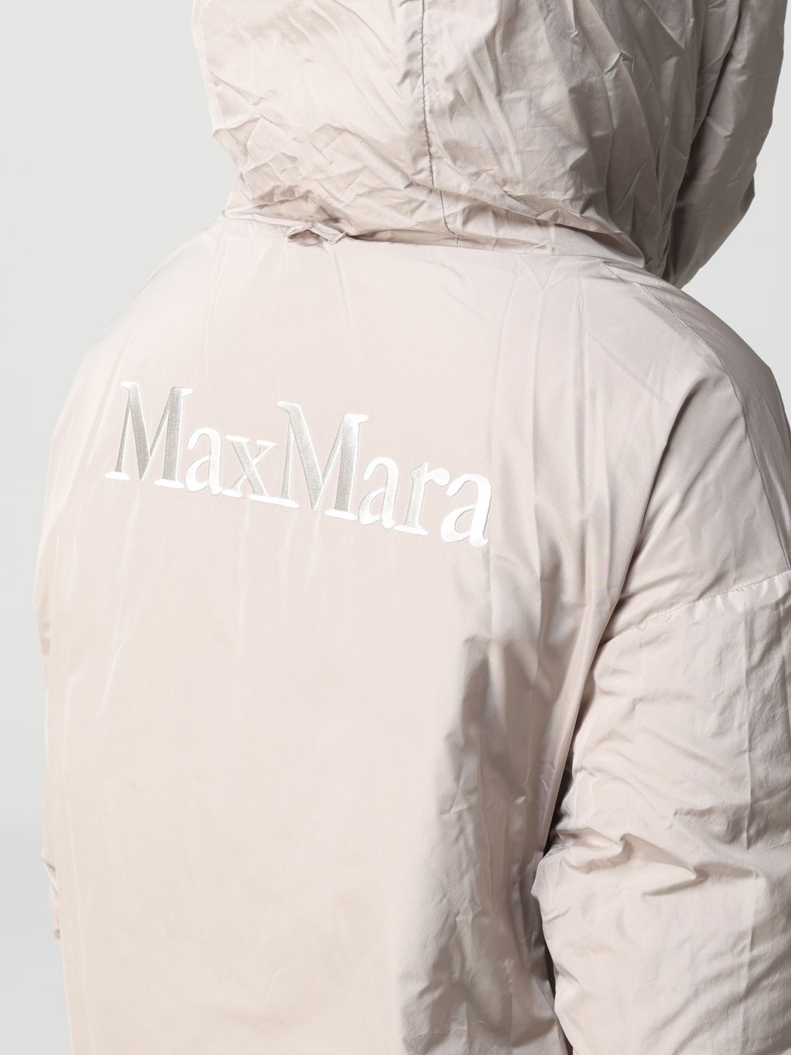 MAX MARA THE CUBE: reversible nylon jacket - Gnawed Blue