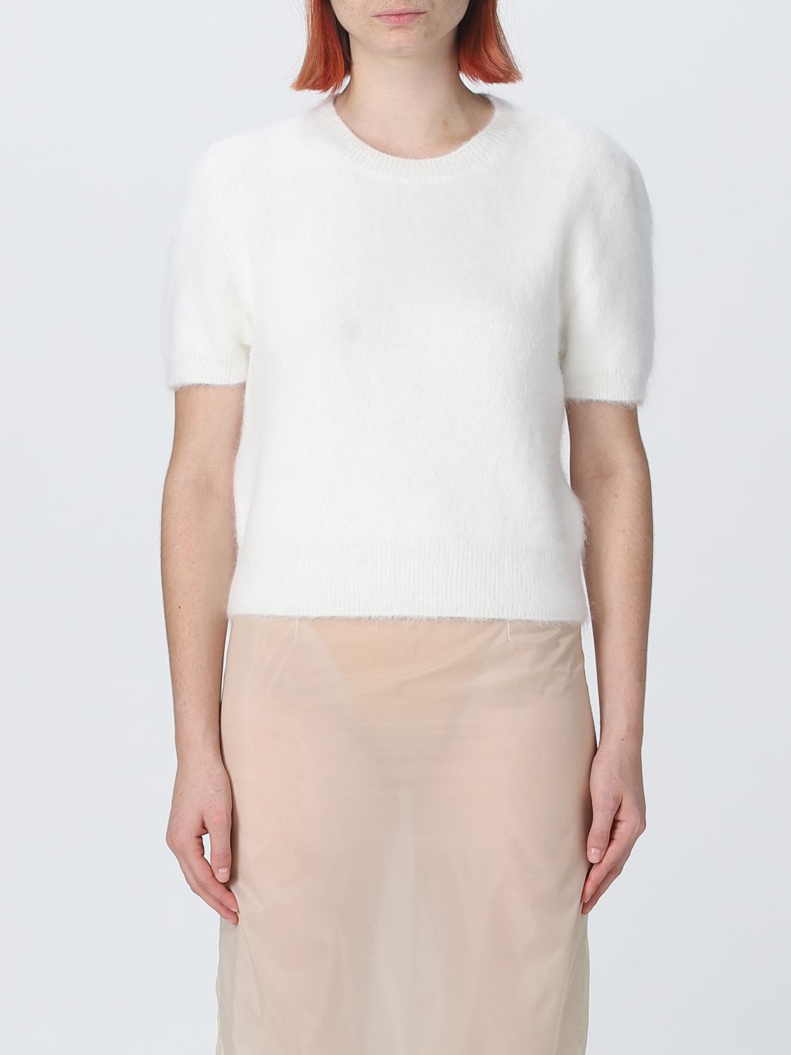 Shop Maison Margiela Sweater  Woman Color White