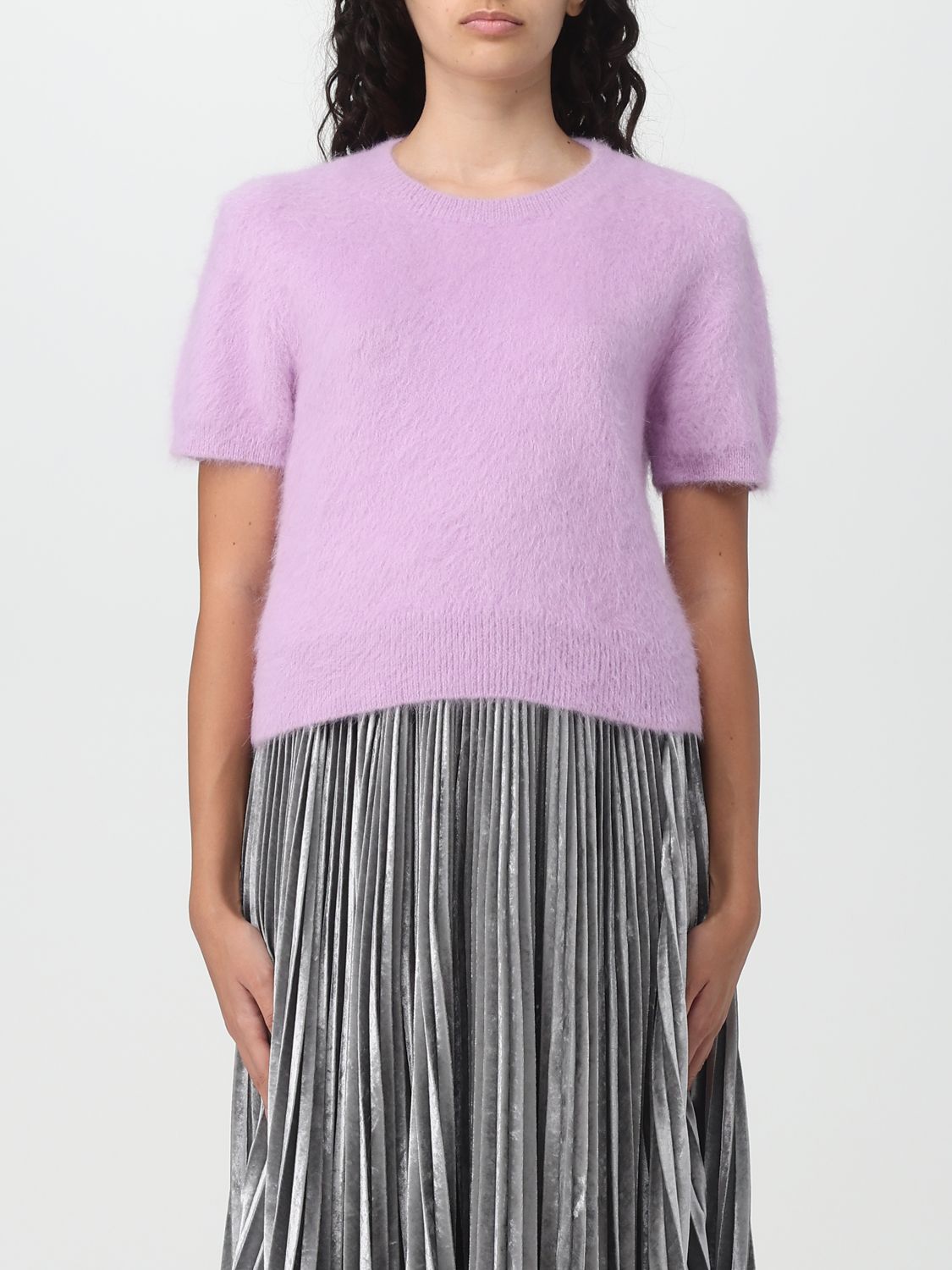 Shop Maison Margiela Sweater  Woman Color Lavander
