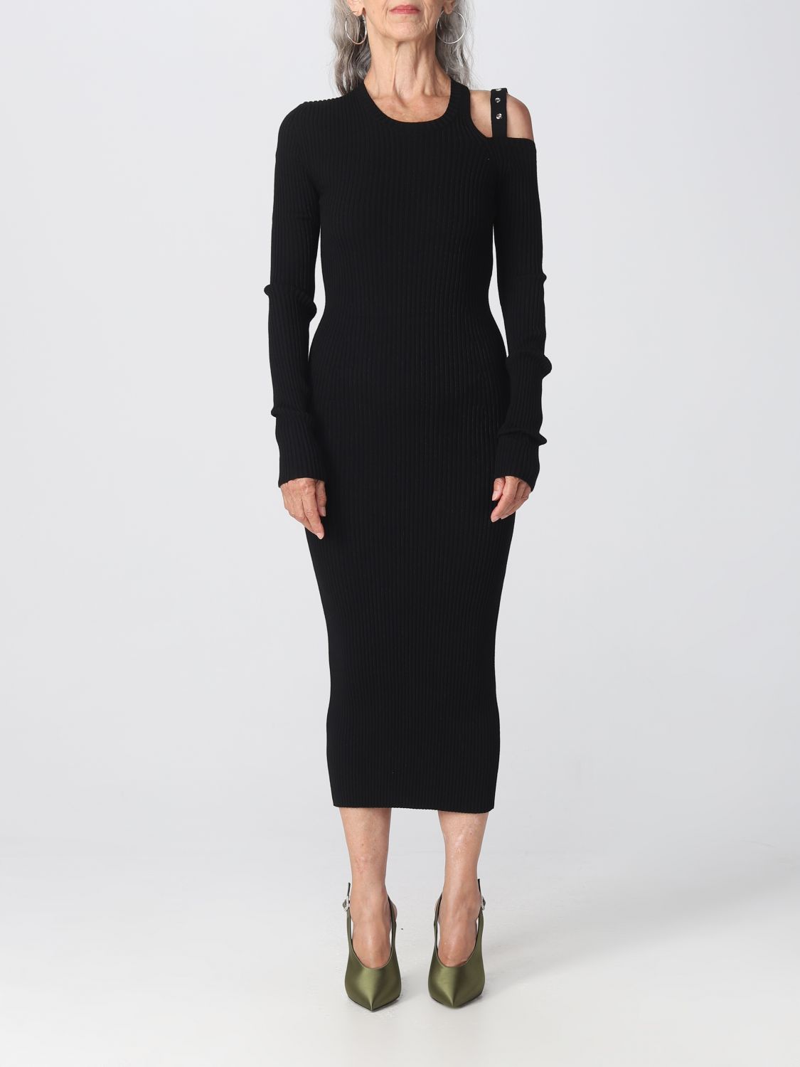 Shop Blumarine Dress  Woman Color Black