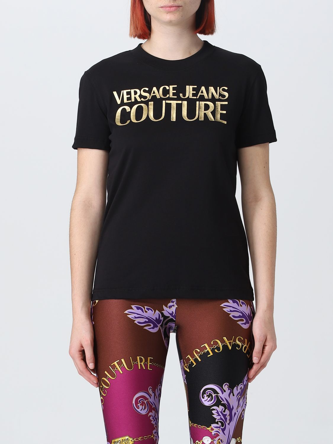 Versace Jeans Couture T恤  女士 颜色 黑色 In Black