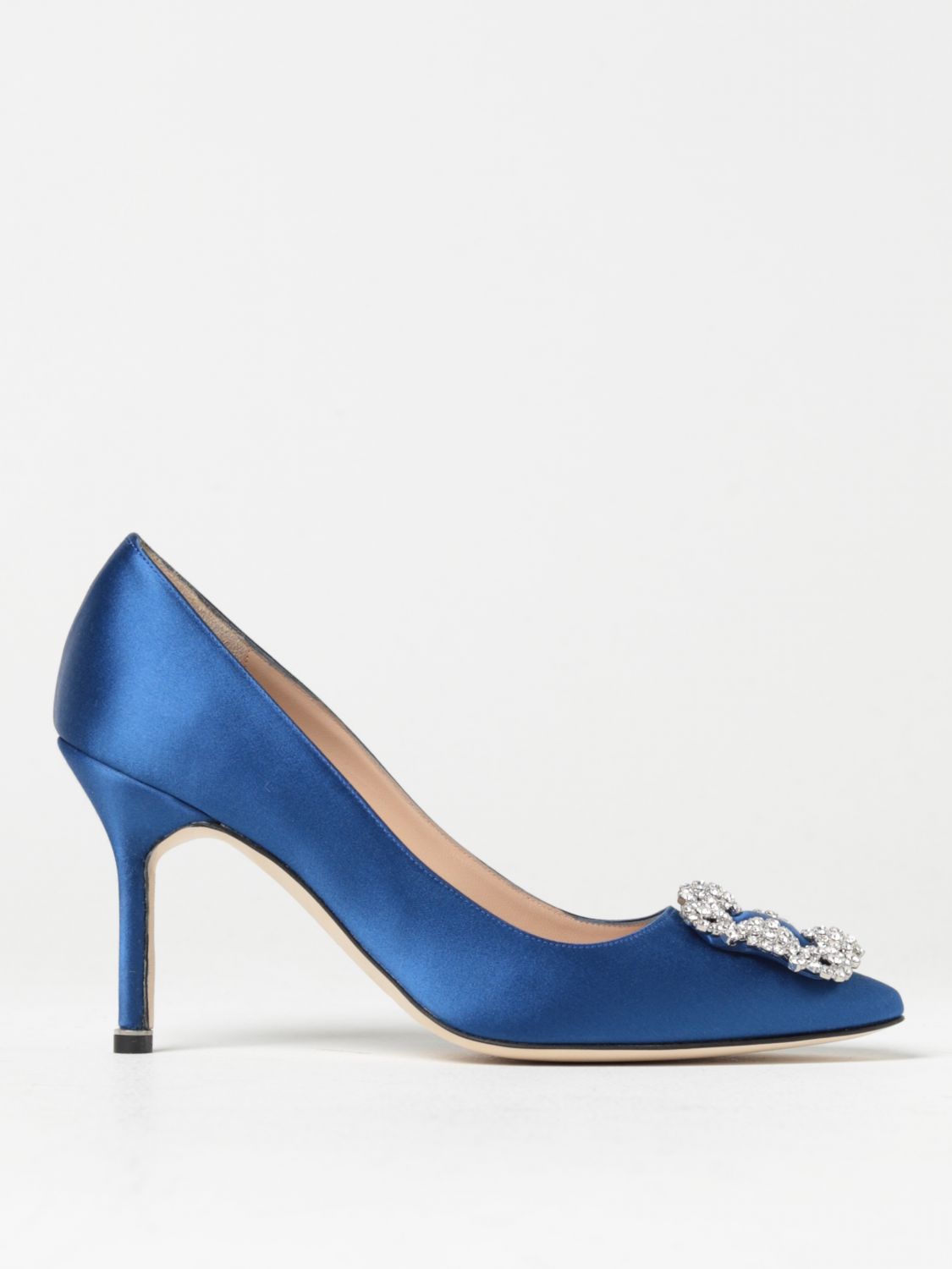 court shoes manolo blahnik woman colour blue