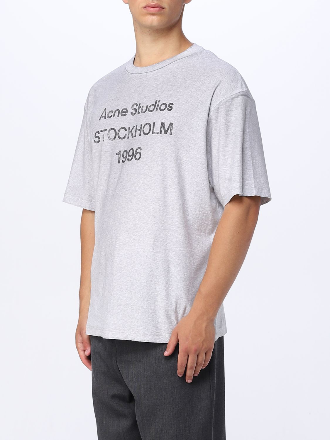 ACNE STUDIOS: t-shirt for man - Grey | Acne t-shirt CL0201 online on