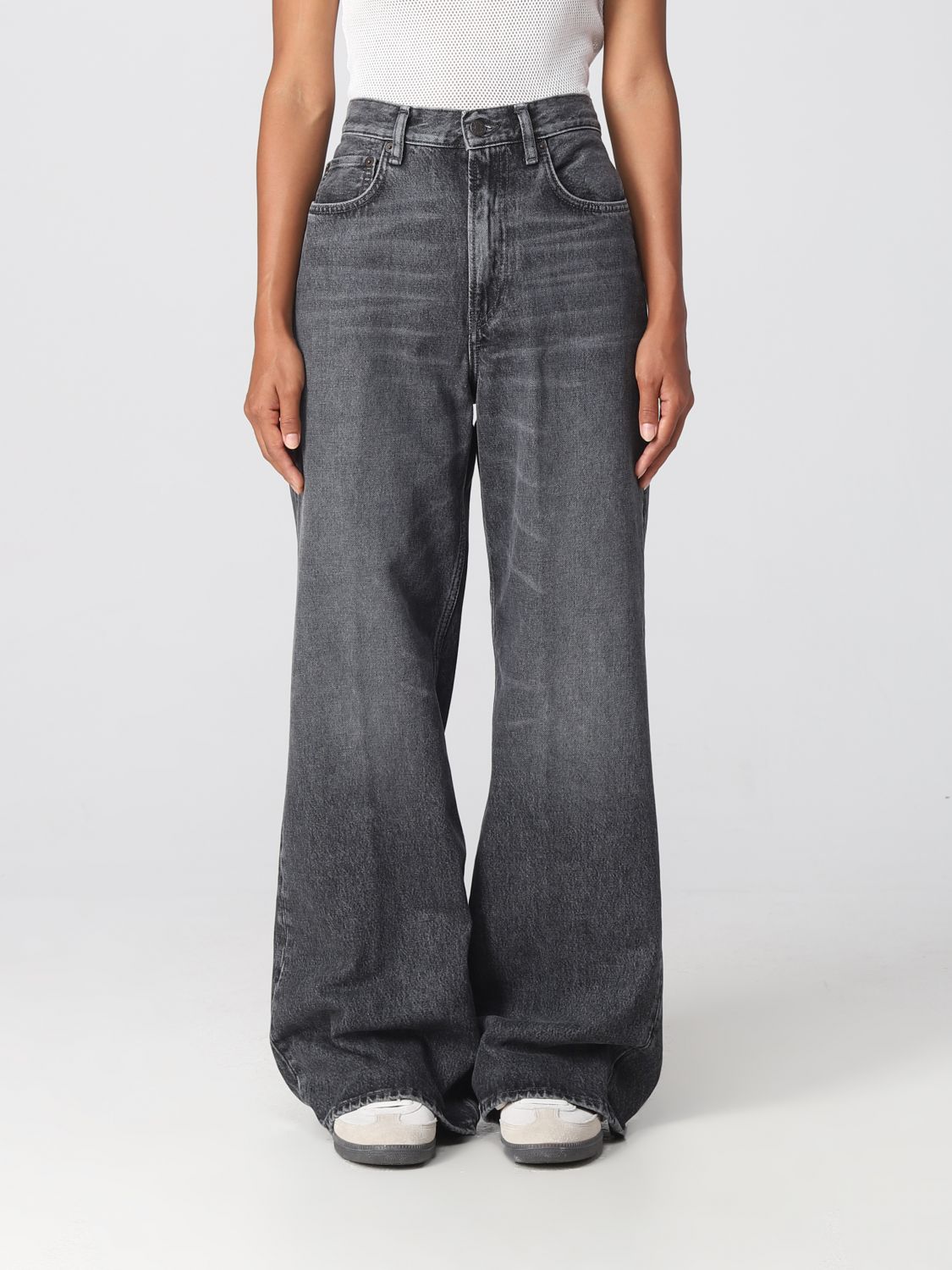 tigger Cyberplads undskylde ACNE STUDIOS: jeans for woman - Black | Acne Studios jeans A00405 online at  GIGLIO.COM