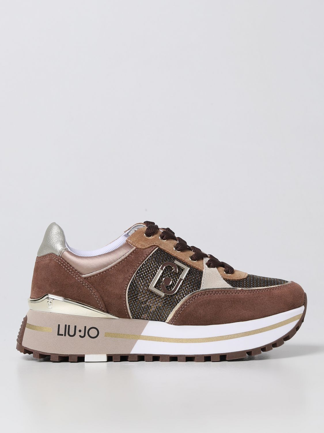 LIU JO: sneakers for woman - Brown  Liu Jo sneakers BF2125PX078 online at