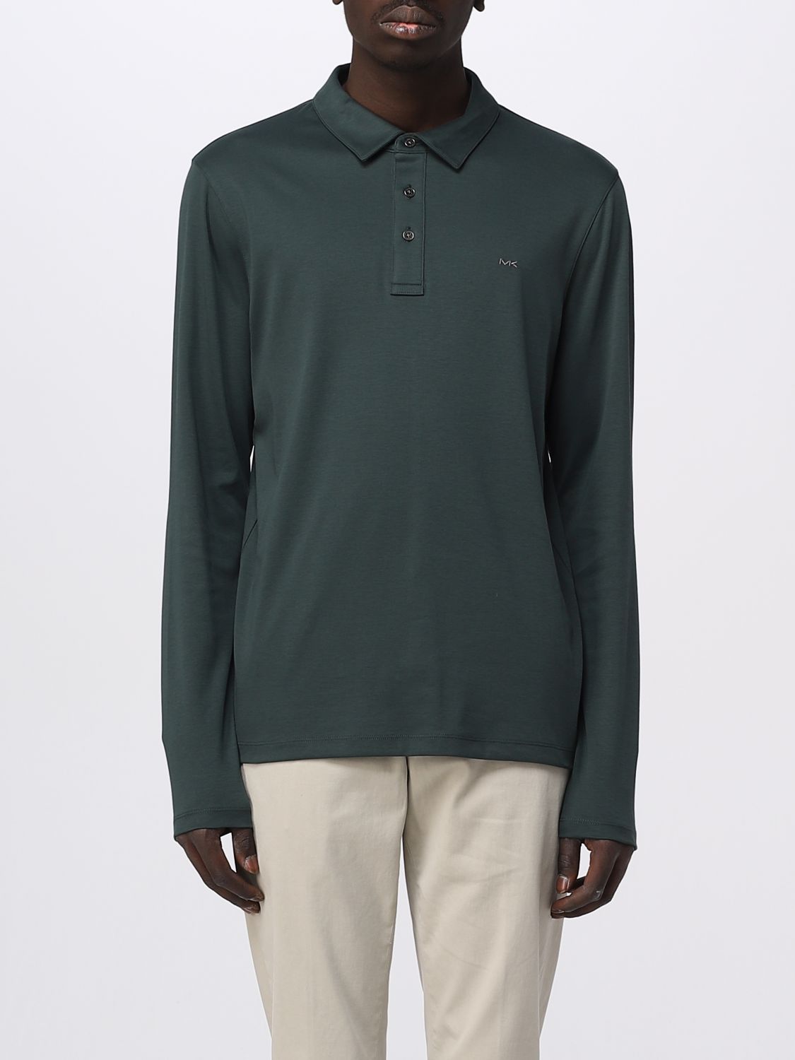 Michael Kors Polo Shirt  Men Color Green