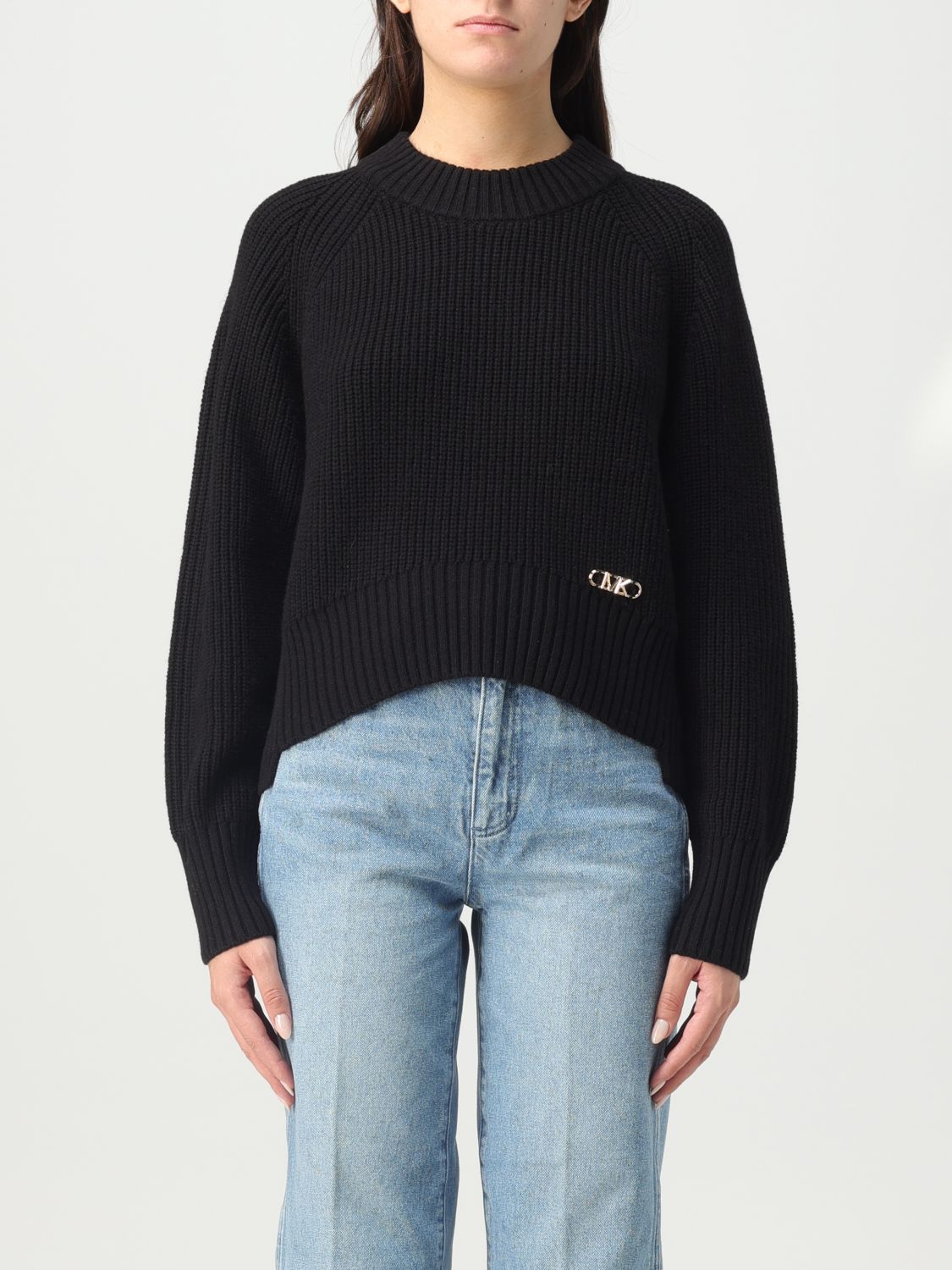 Michael Kors Sweater  Woman Color Black In Black