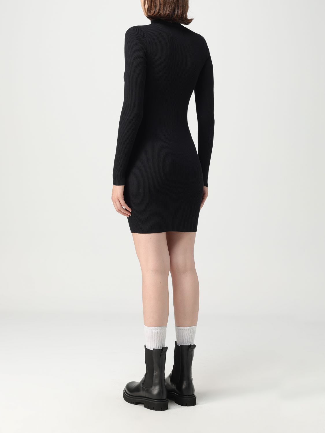 CALVIN KLEIN JEANS: dress for woman - Black  Calvin Klein Jeans dress  J20J221408 online at