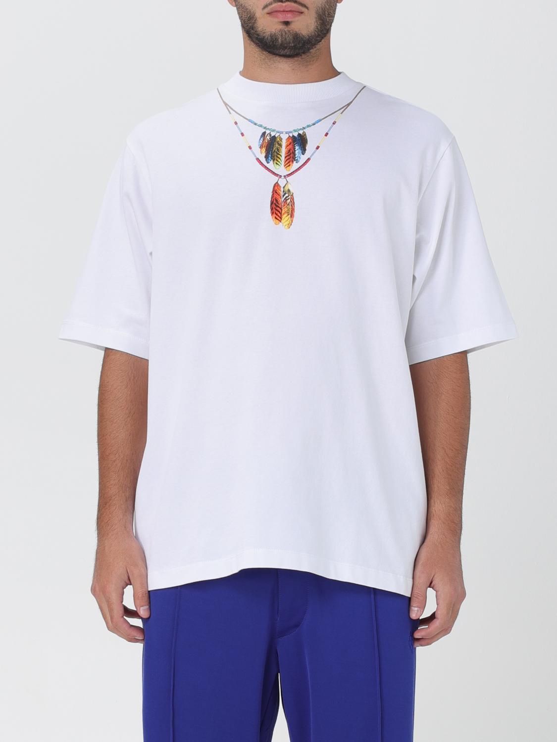 MARCELO BURLON COUNTY OF MILAN T-SHIRT MARCELO BURLON MEN colour WHITE,E57808001