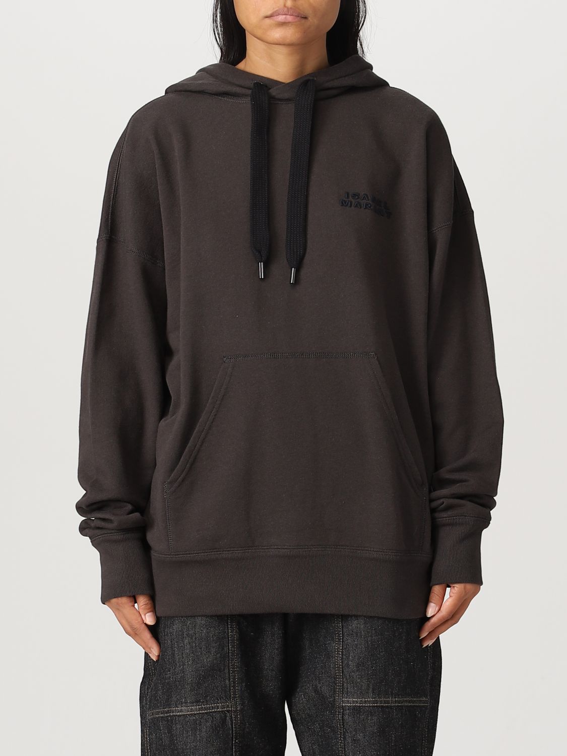 Shop Isabel Marant Scott Sweatshirt In Cotton In Black