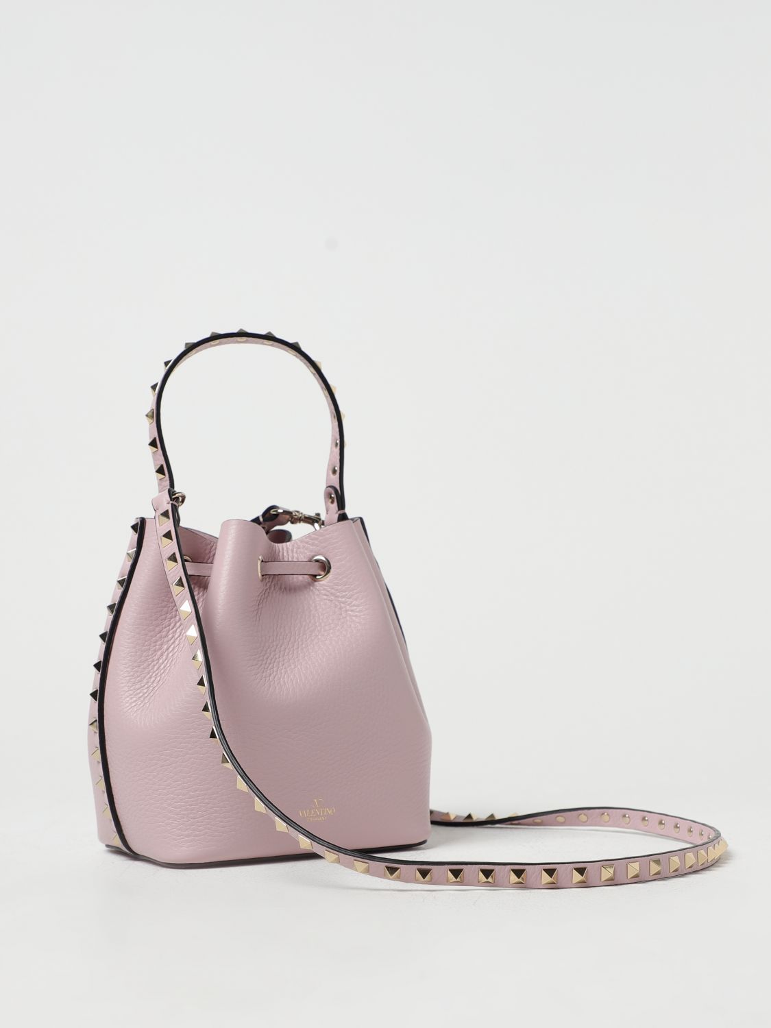 VALENTINO GARAVANI: Locò smooth leather bag - Pink  Valentino Garavani  mini bag 1W2B0K53ZXL online at