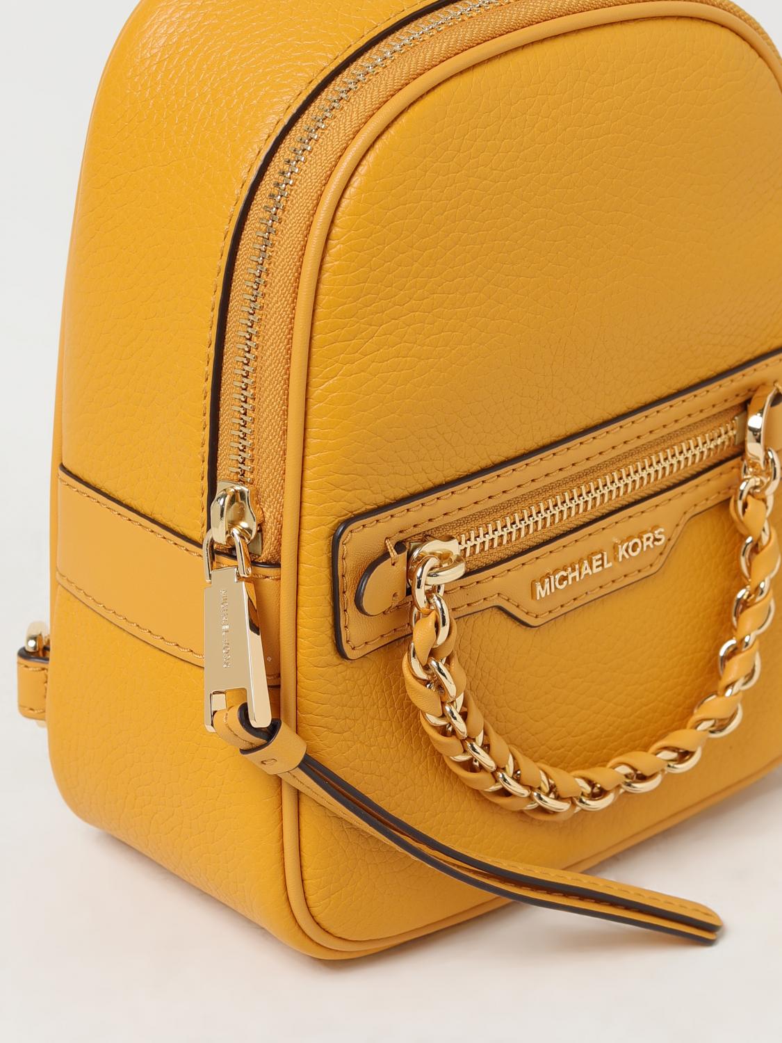 Michael kors sale gold backpack