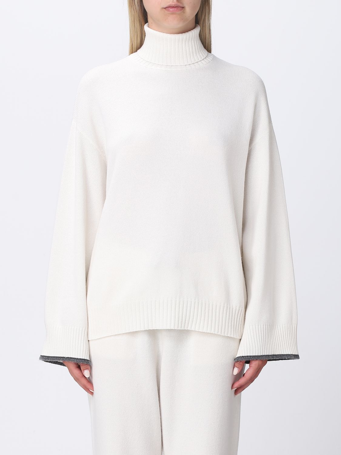 Brunello Cucinelli Sweatshirt  Woman Color White