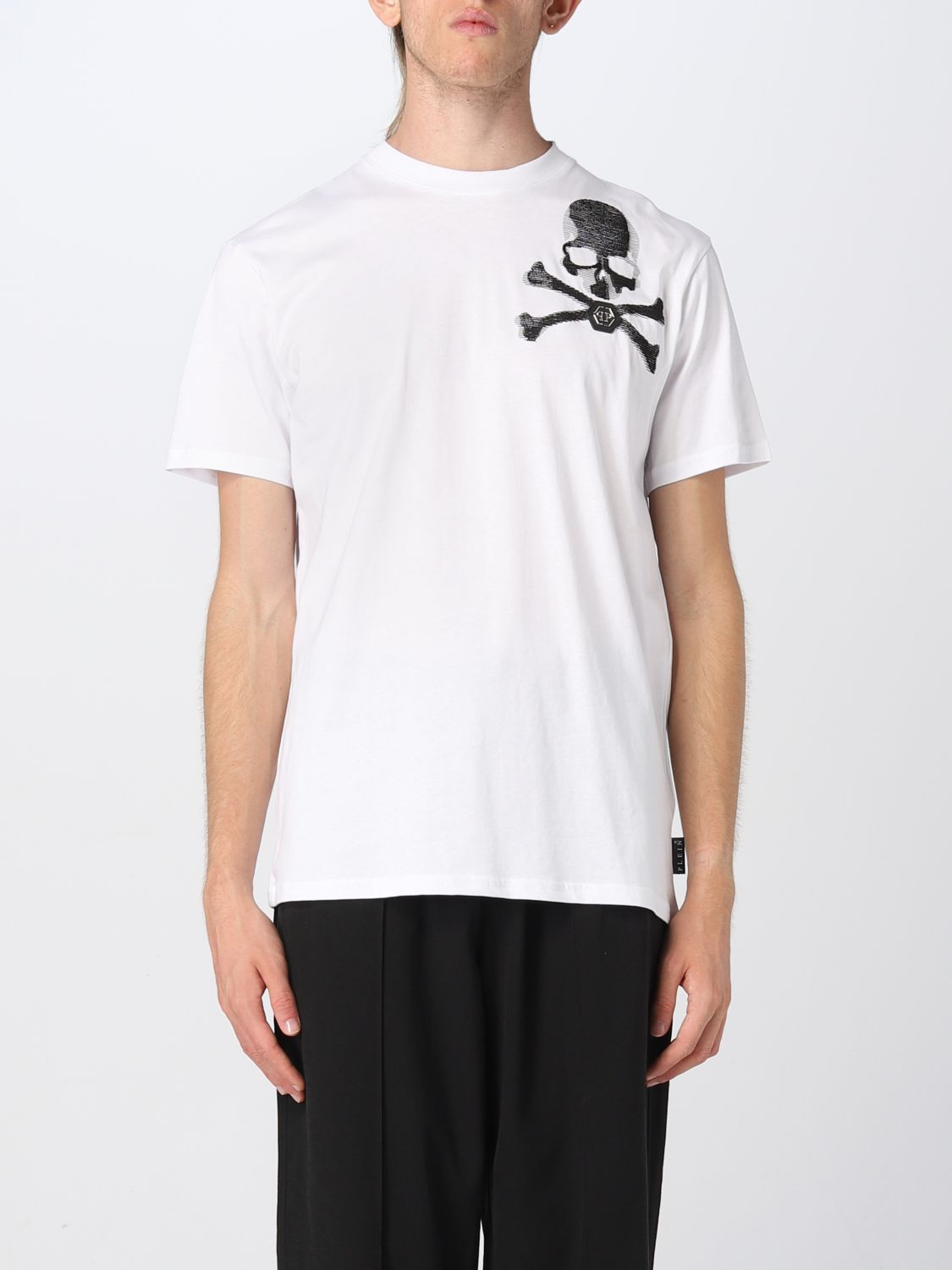 Shop Philipp Plein T-shirt  Men Color White