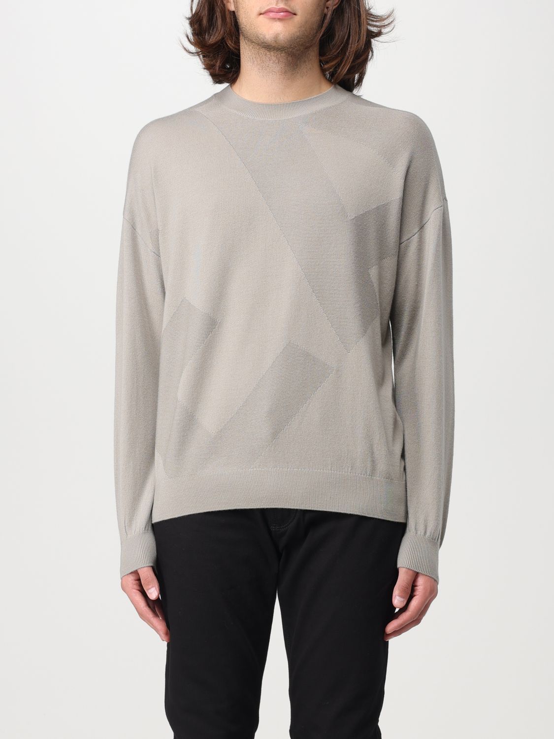 Emporio Armani Jumper  Men In Grey