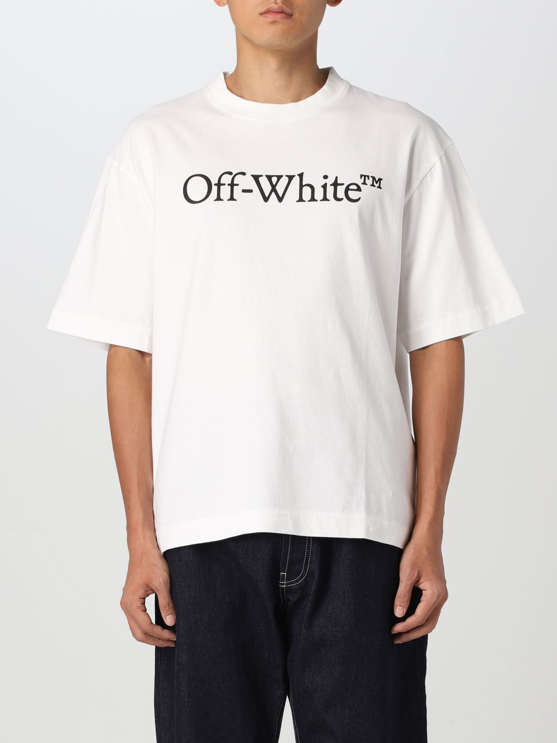 オフホワイト OMAA120S22JER003 グラフィックデザインTシャツ メンズ ...