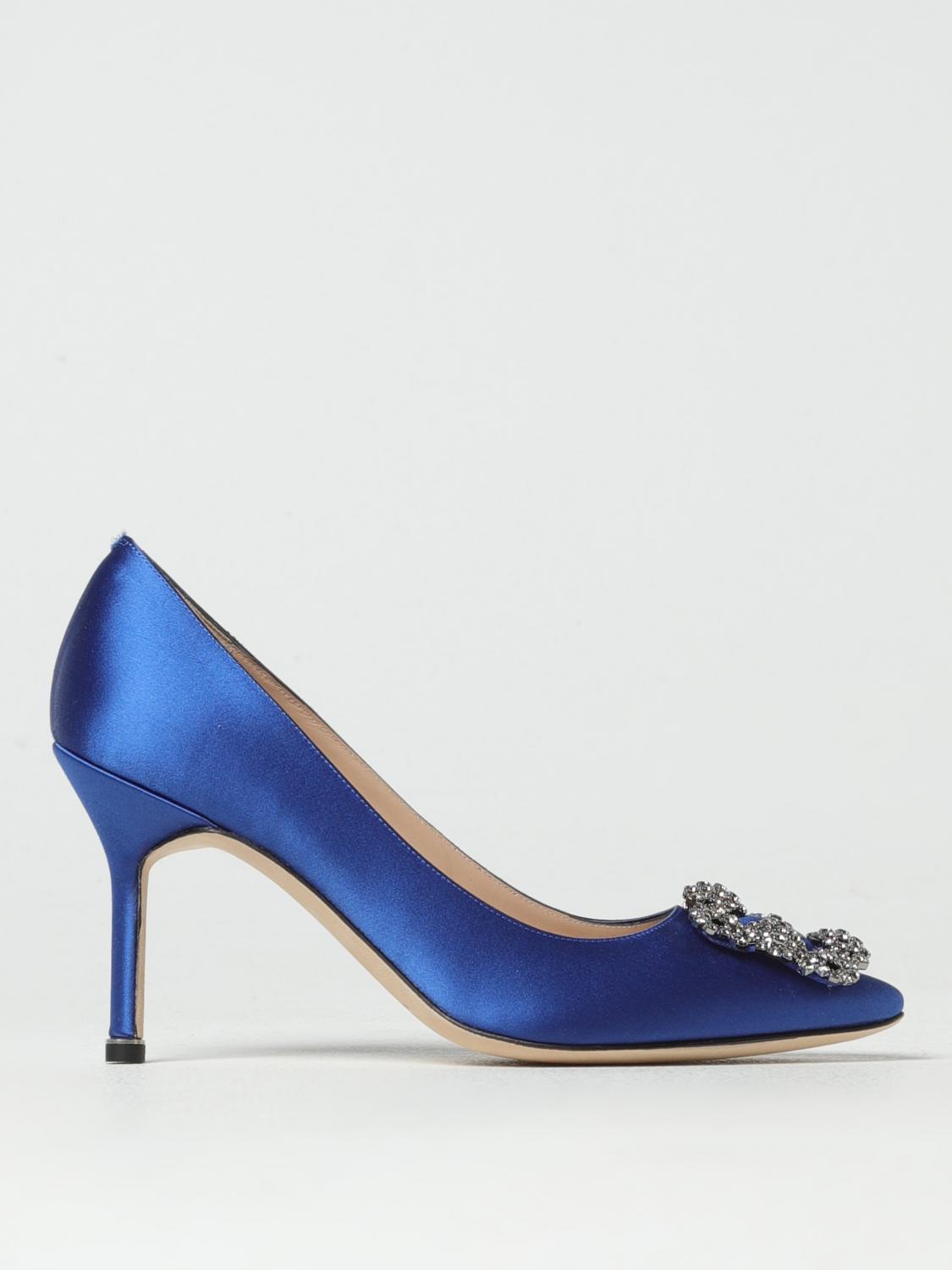 Manolo Blahnik Court Shoes  Woman In Blue