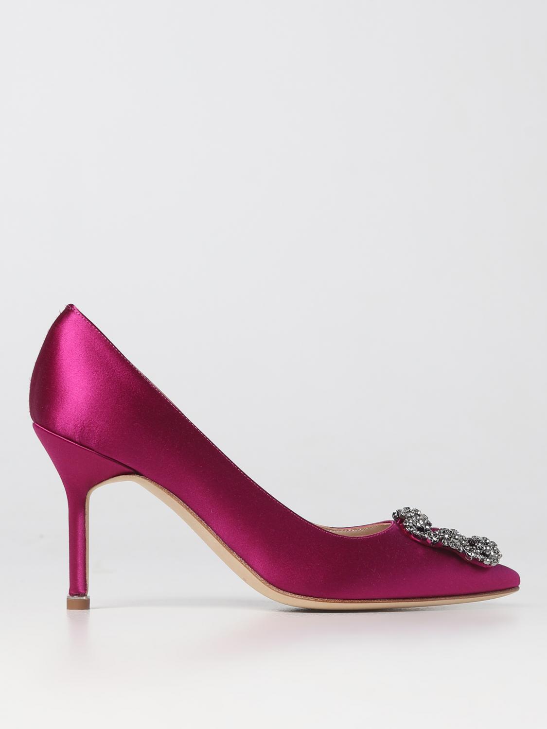 Manolo Blahnik Court Shoes  Woman In Pink