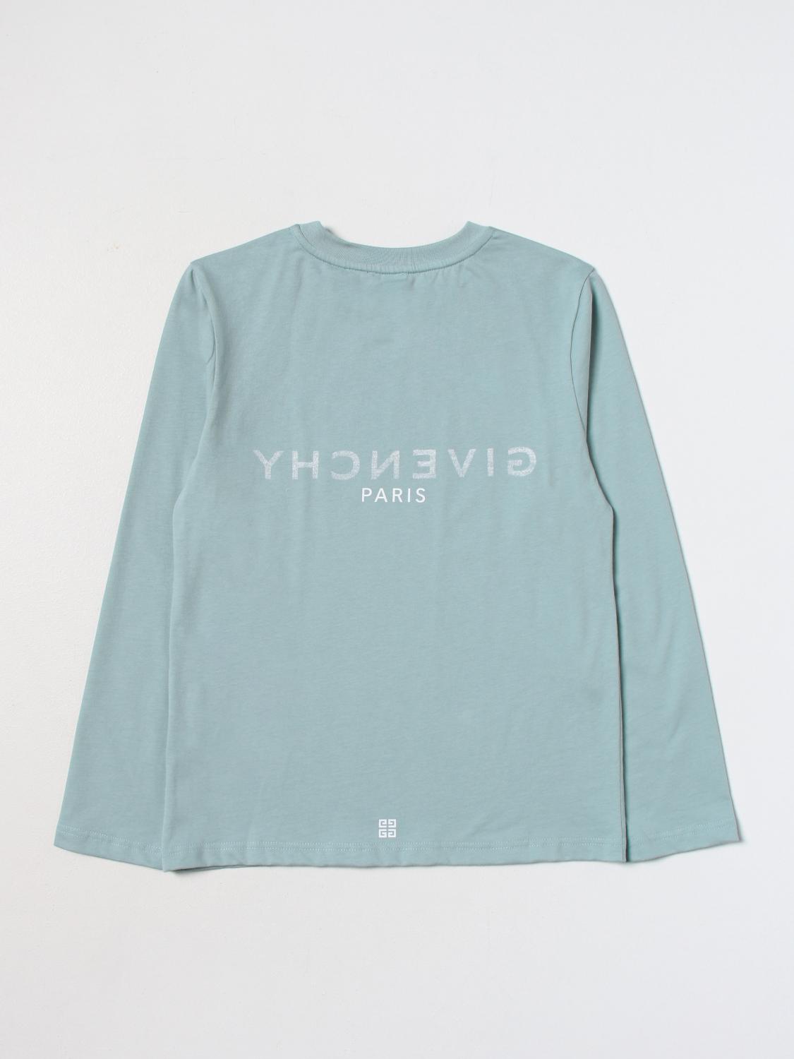givenchy distressed t shirt blue