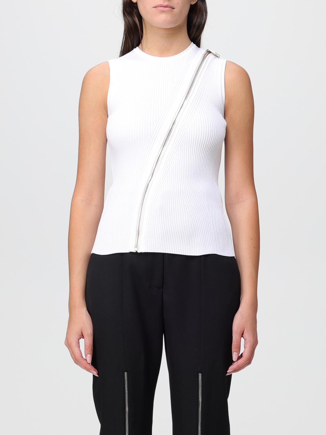 McQueen top in viscose blend with zip