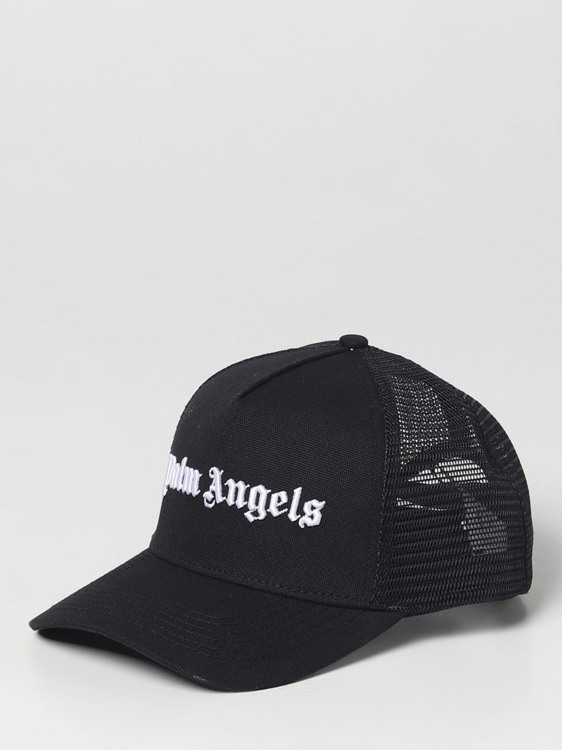 PALM ANGELS: hat for man - Black | Palm Angels hat PMLB095F23FAB003 ...
