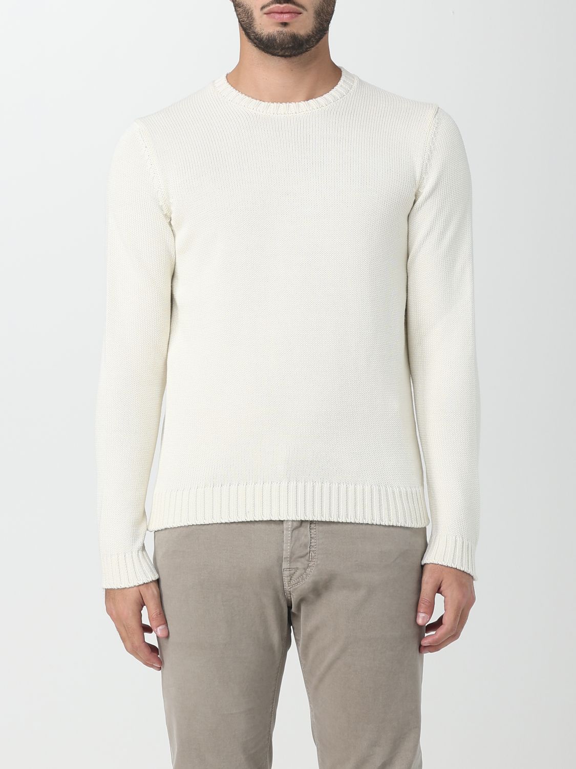 Zanone Sweater  Men Color Cream