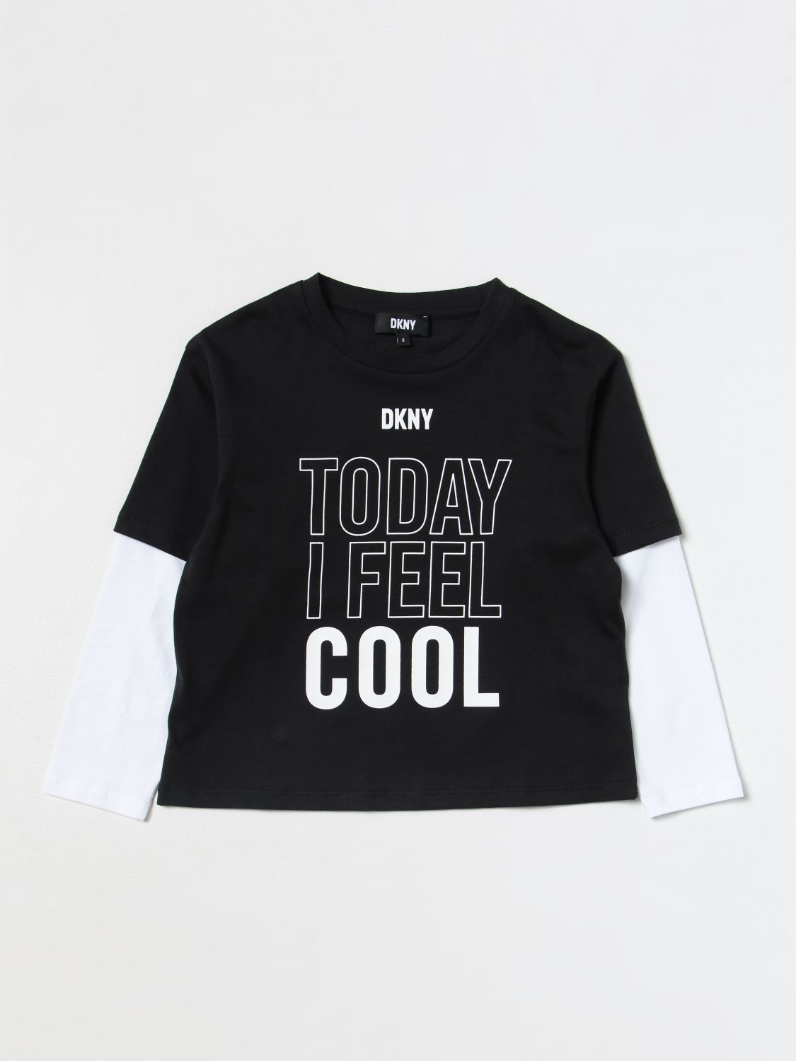 Dkny Kids' T恤  儿童 颜色 黑色 In Black