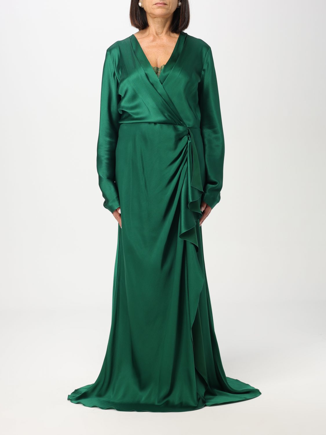 Alberta Ferretti Dress  Woman In Green