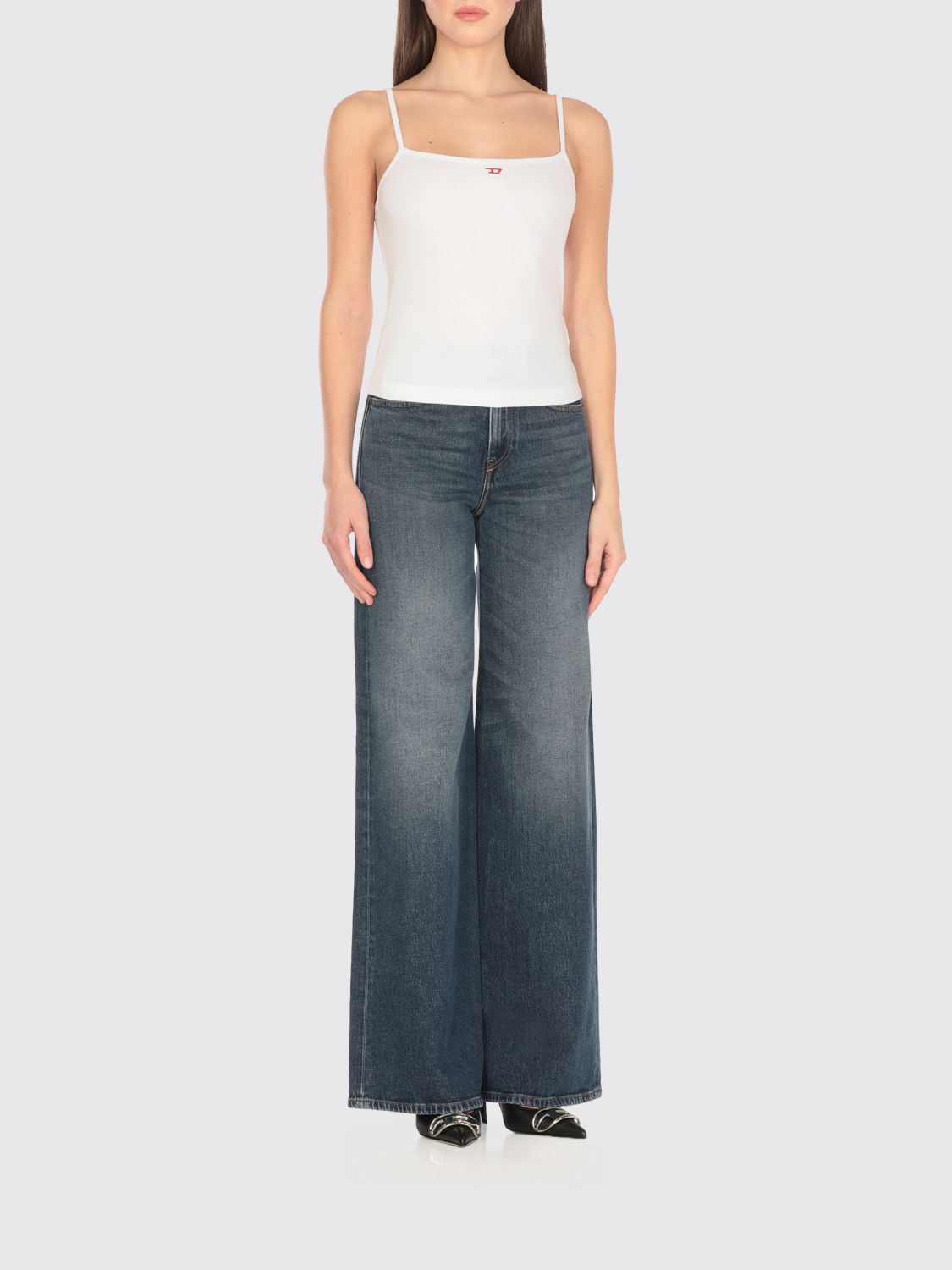 Diesel Top  Woman Color White