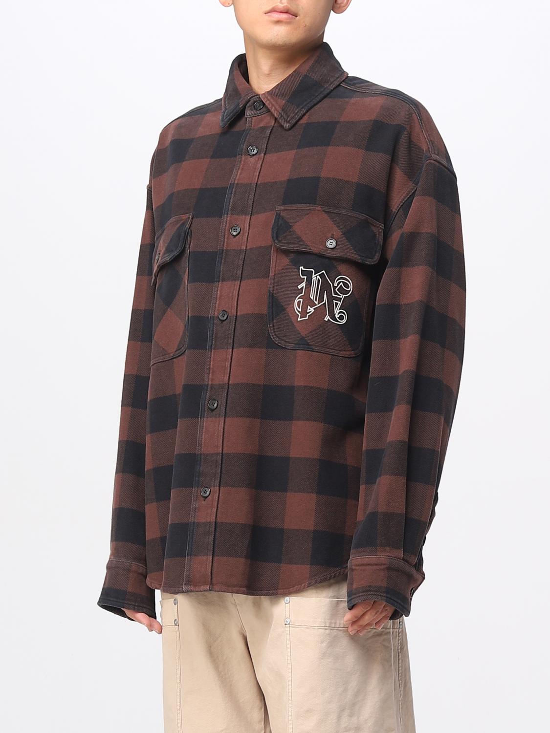 palm angels tartan shirt