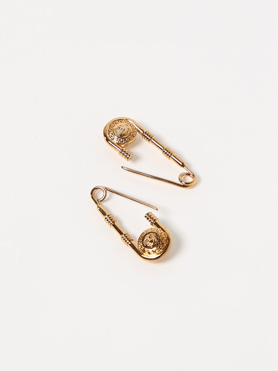 Versace Safety Pin Earrings