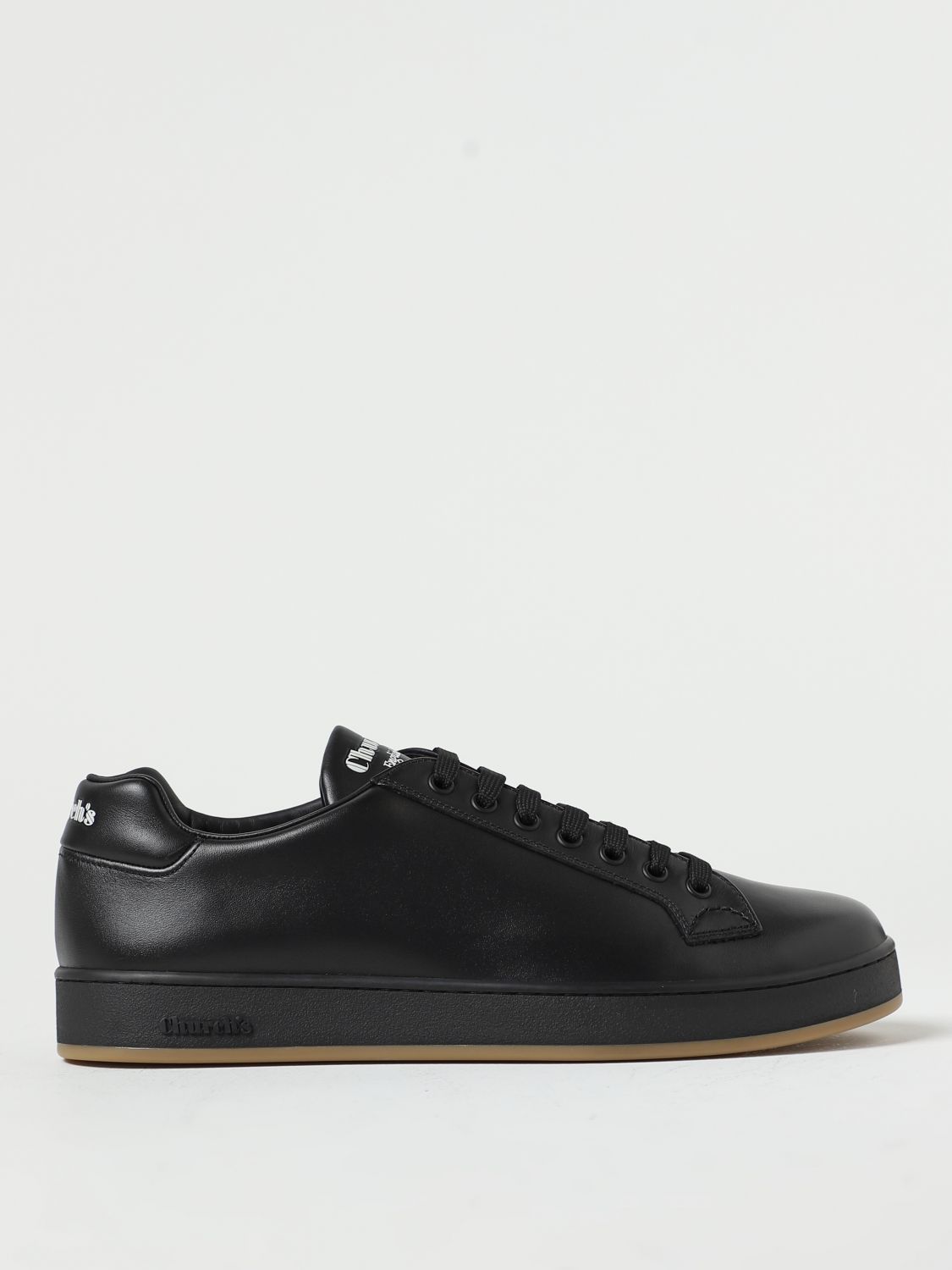 Church's Ludlow Sneakers In Leather With Logo In Black