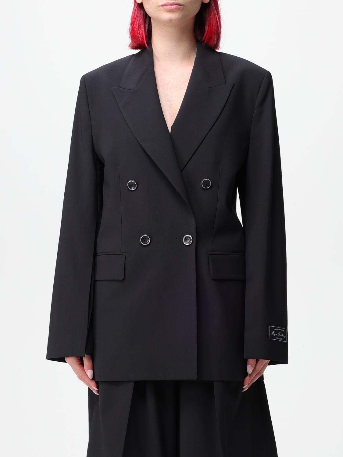 MSGM Jacket Woman color Black　MSGM ジャケット ウーマン カラー ブラック MSGM