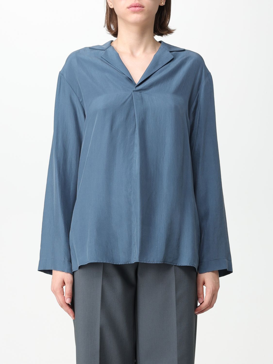 Shop Alysi Shirt  Woman Color Blue