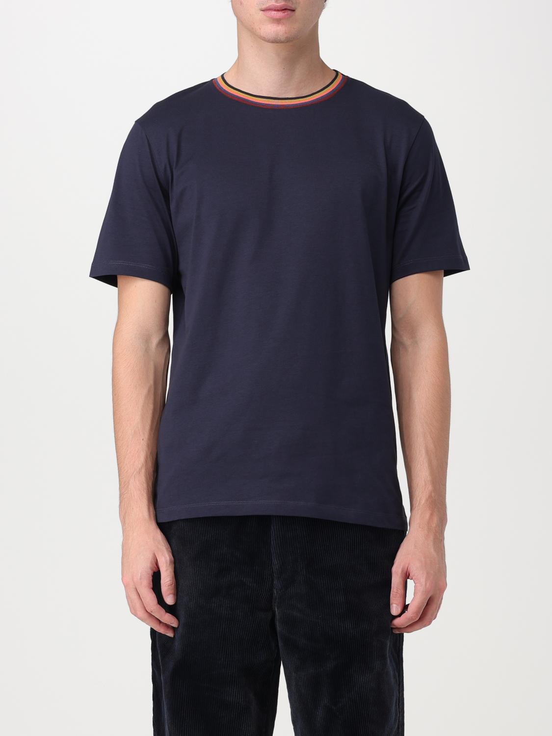 Shop Paul Smith T-shirt  Men Color Blue