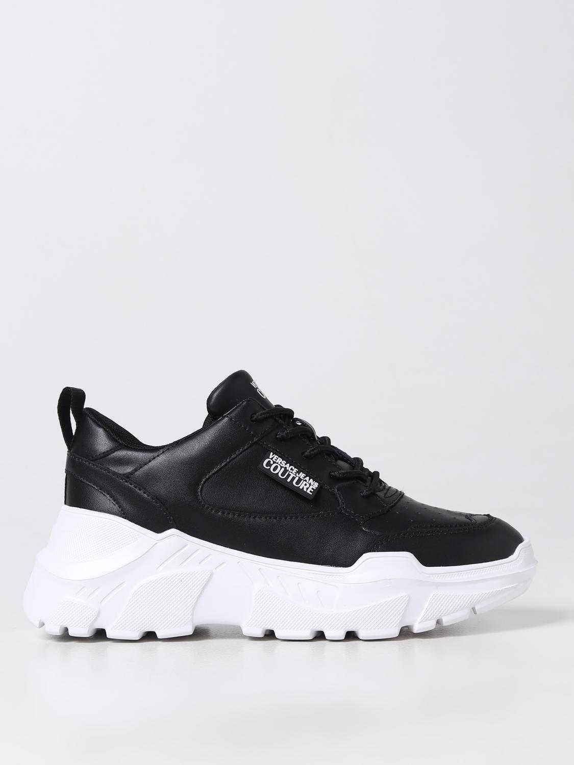 VERSACE JEANS COUTURE sneakers in leather　VERSACE JEANS COUTURE レザー スニーカー VERSACE
