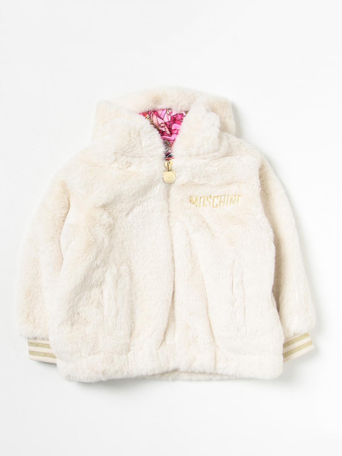 MOSCHINO BABY jacket for baby White Moschino Baby jacket