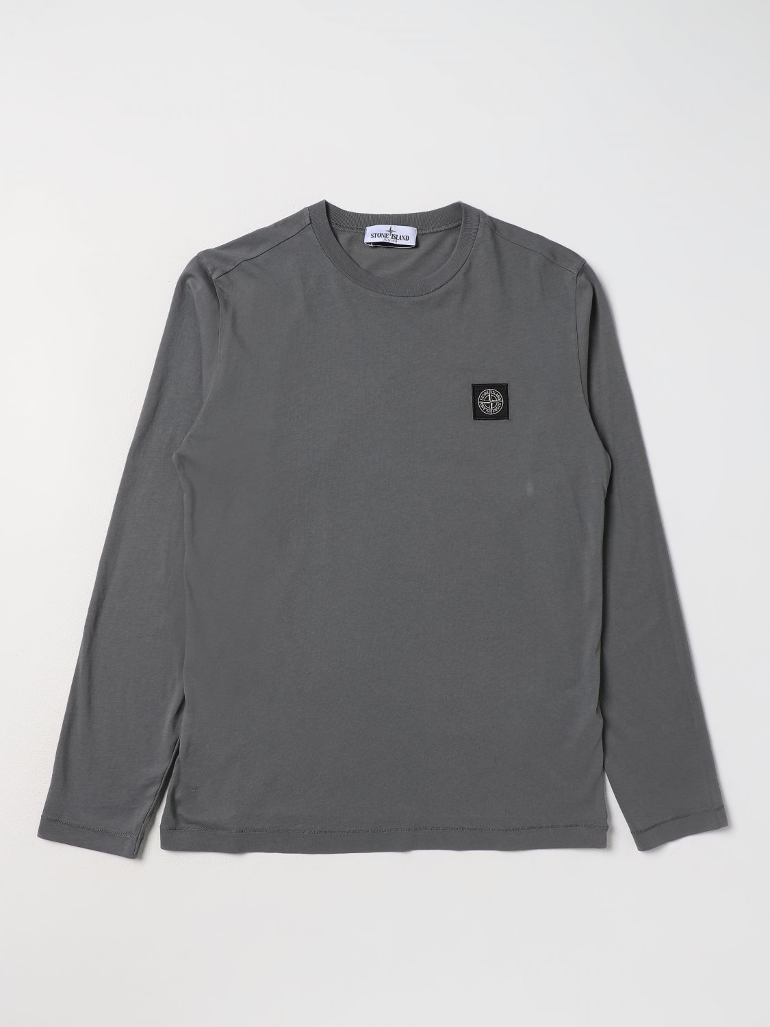 Kids Gray 21070 T-Shirt by Stone Island Junior