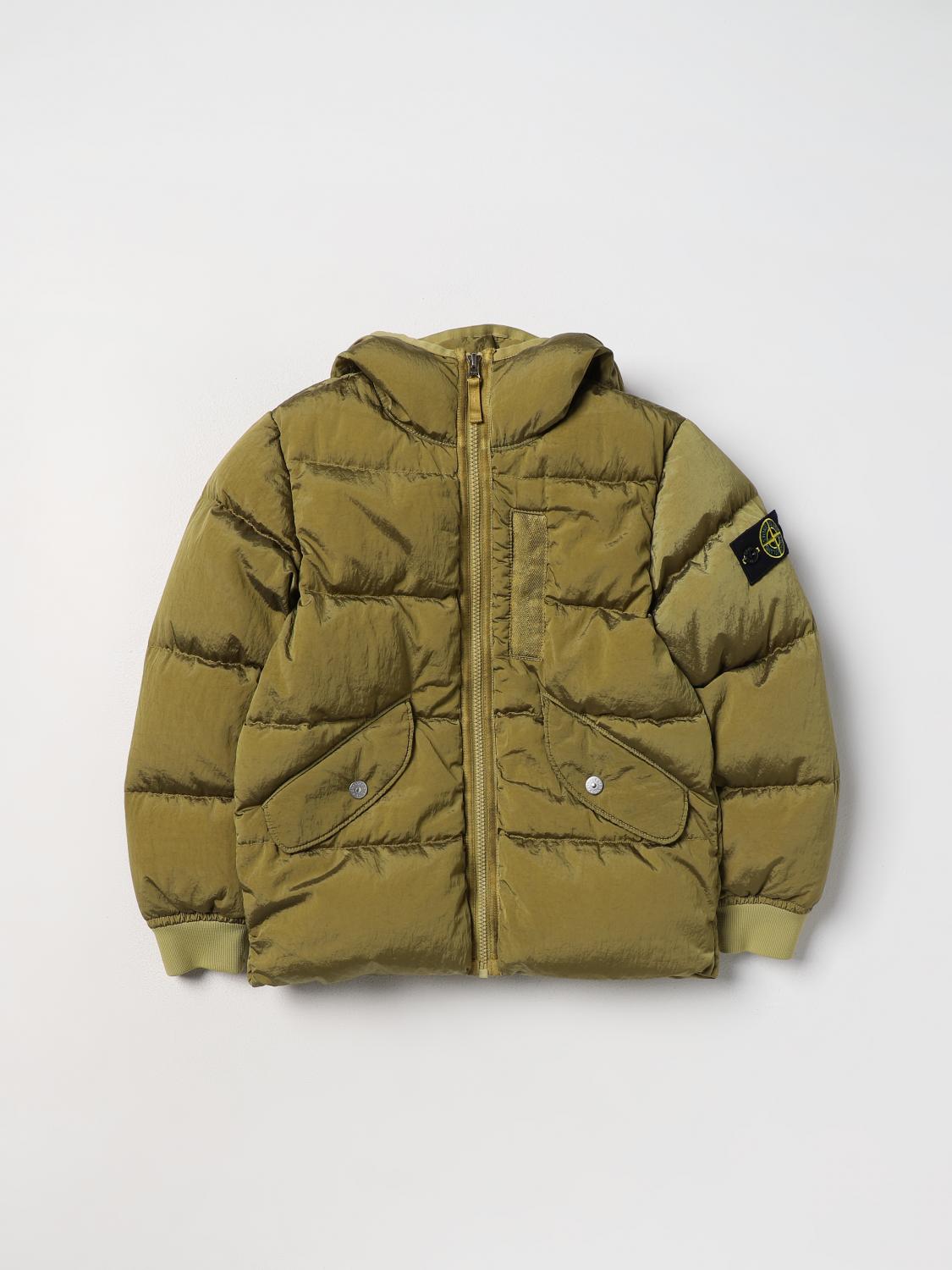 Stone island green sale puffer jacket