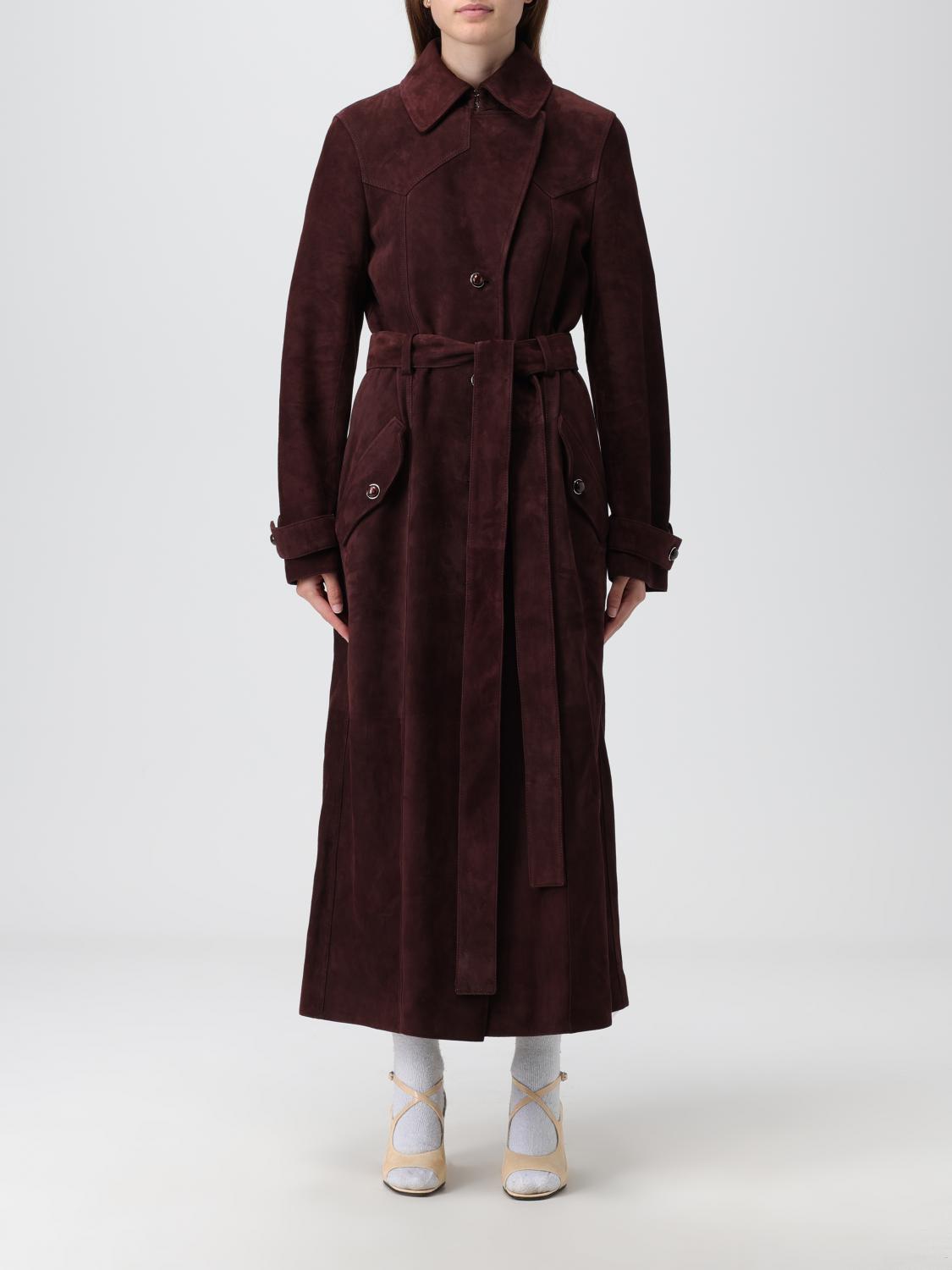 CHLOÉ TRENCH COAT IN SUEDE,E60526049