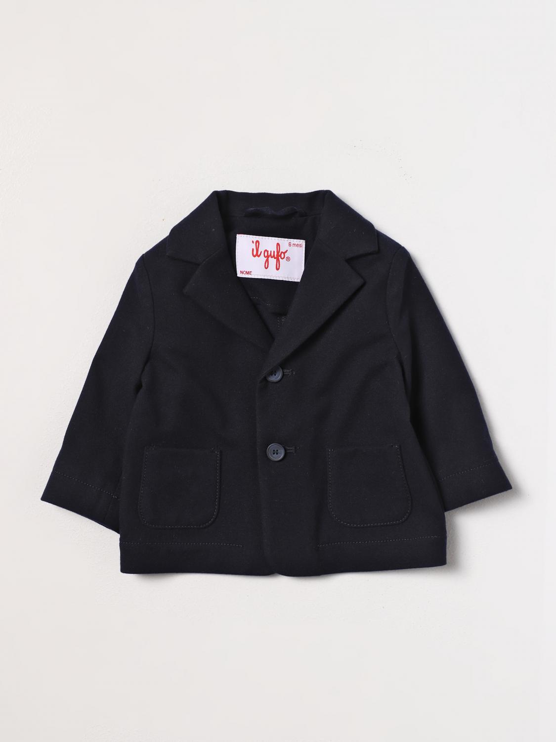 IL GUFO Children's Jacket Color Blue