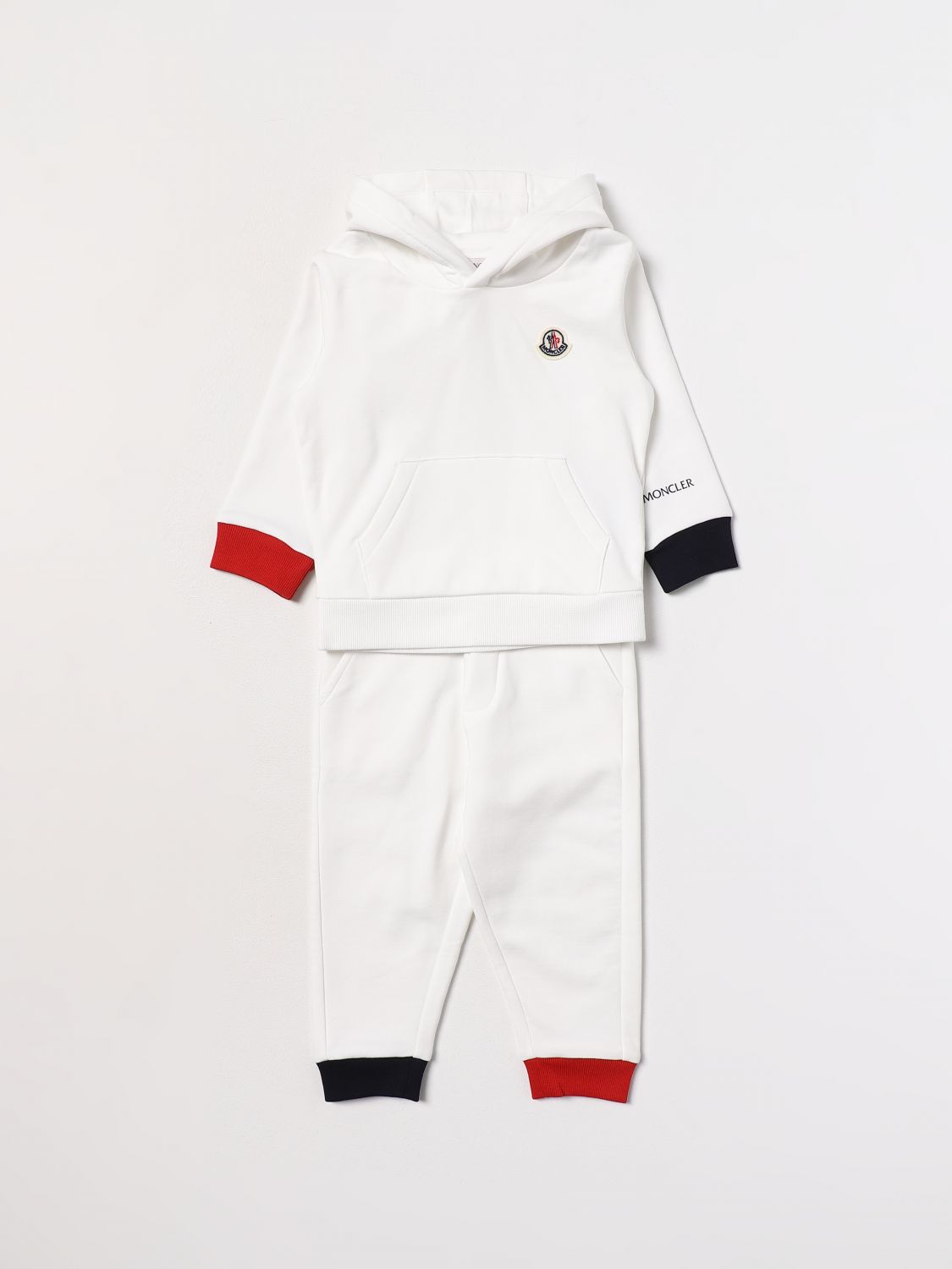 MONCLER：ジャンプスーツ 幼児 - ホワイト | GIGLIO.COM