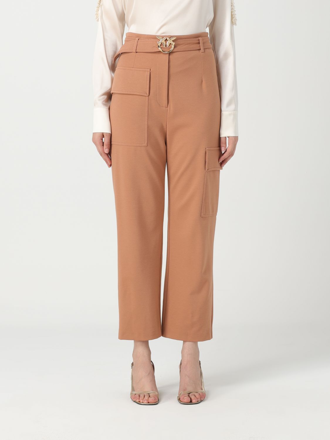 Pinko Trousers  Woman In Brown